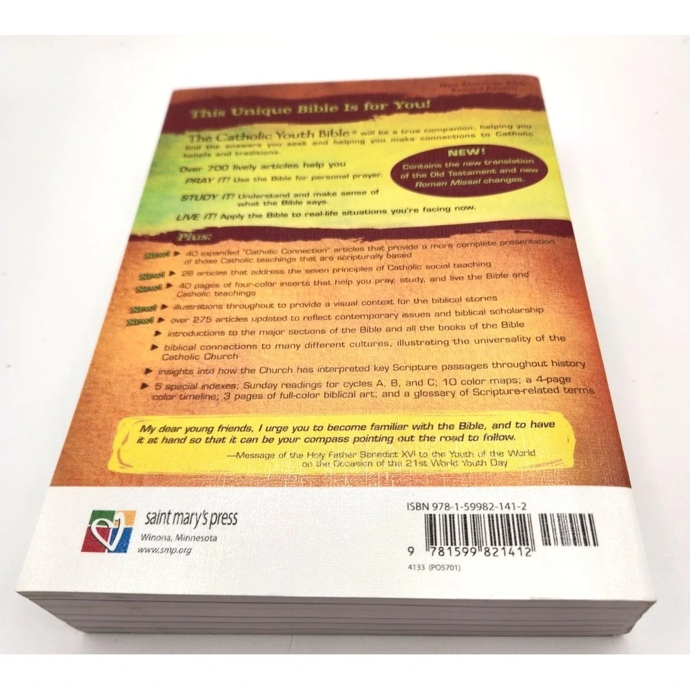 The Catholic Youth Bible by Saint Mary's Press Staff 2011 Third Edition New